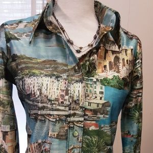 Lanvin Vintage Long Sleeve Shirt/Blouse 70`s?